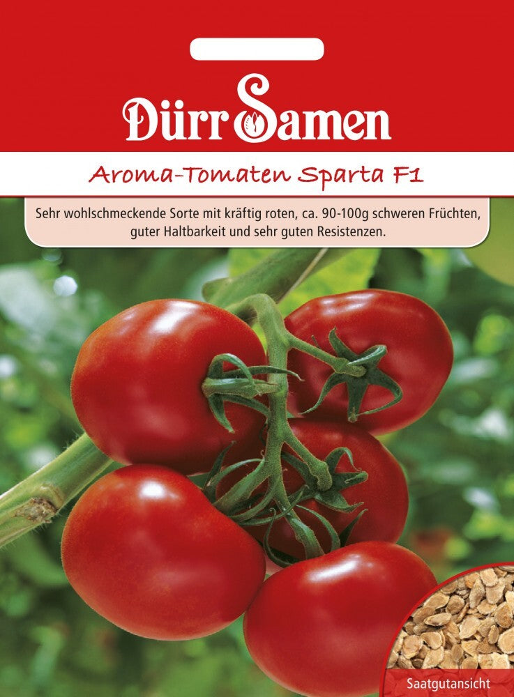 Tomate Sparta F1, Geschmackstomate Mit Guter Haltbarkeit Und Sehr Gute Resistenzen