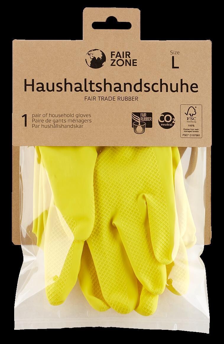 Haushaltshandschuhe Aus Naturkautschuk, 1 Paar