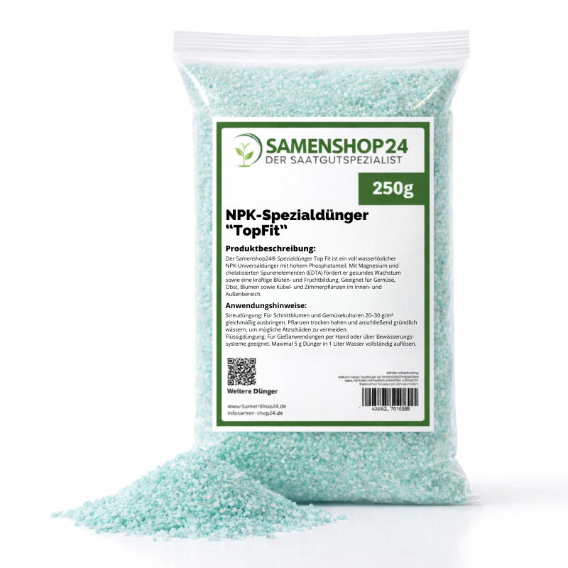 Samenshop24® NPK-Spezialdünger "TopFit" In Gärtnerqualität 250gr