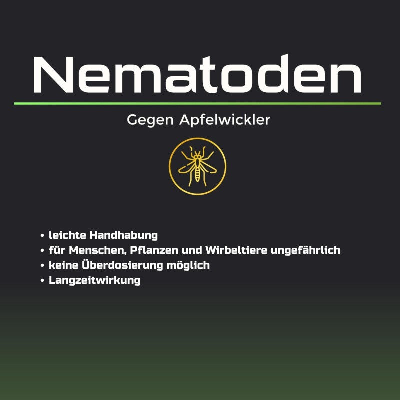 SF Nematoden NemaTaurus Gegen Apfelwickler - Verschiedene Packungsgrößen