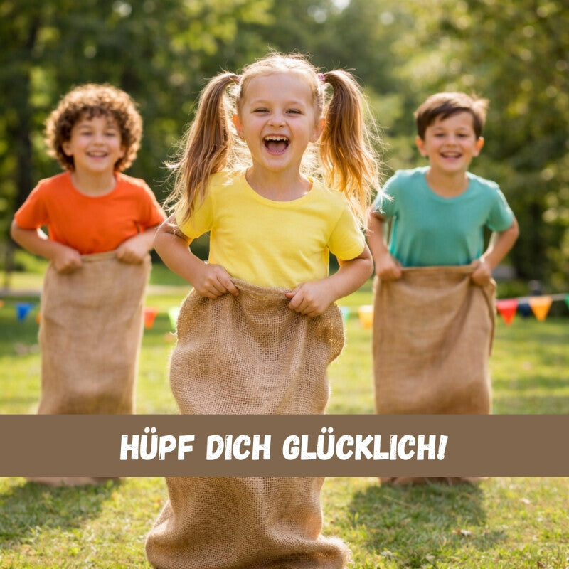 Samenshop24® Premium Jutesäcke Aus 100 % Naturfaser, Neu, Größe 110cm X 60cm, Strapazierfähig, ökologisch, Kartoffelsack, Aufbewahrung Für Obst/ Gemüse, Winterschutz, Deko Uvm.