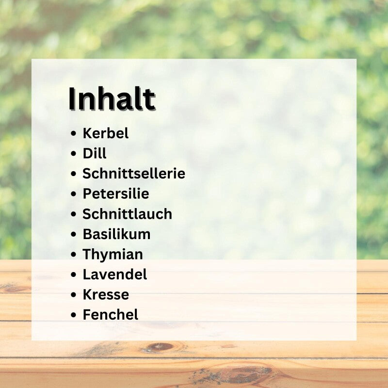 Kräuter Sparsetsverschiedene Themen Günstig Kaufen