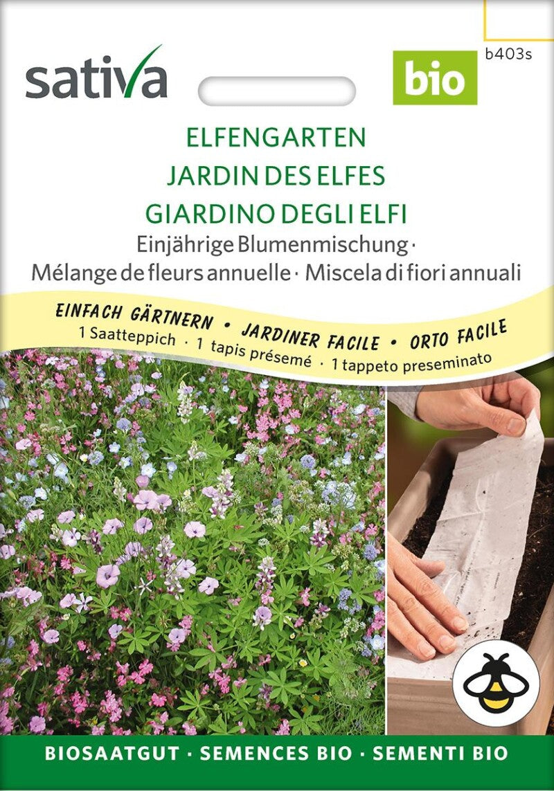 Einjährige Blumenmischung ELFENGARTEN Saatteppich