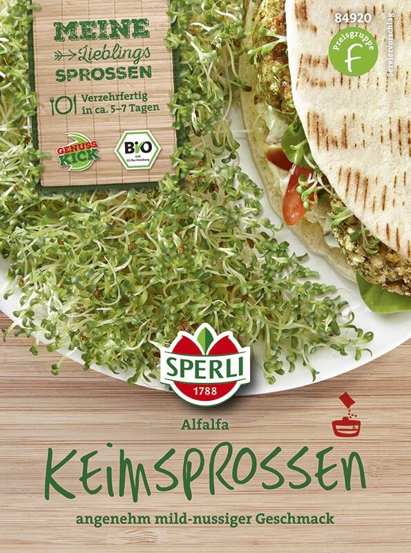 BIO Keimsprossen Alfalfa 40g, Medicago Sativa