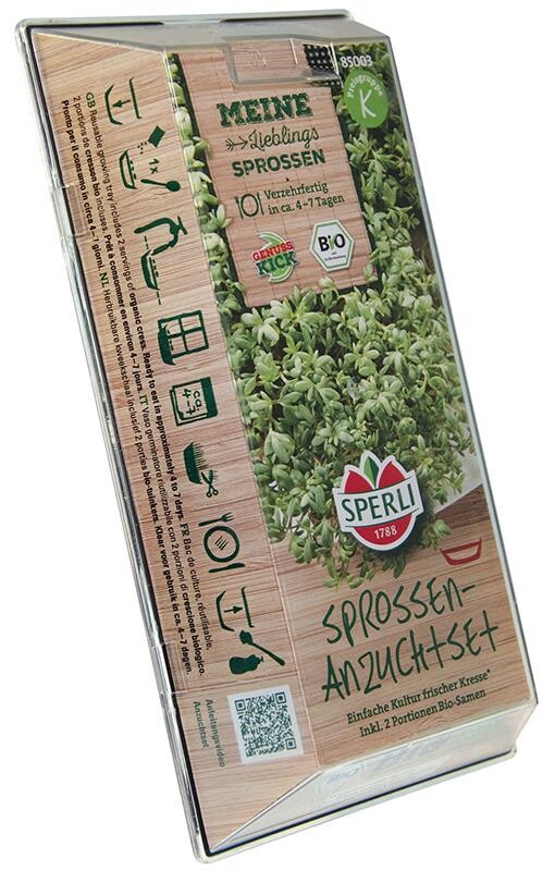 BIO Keimsprossen Kresse Starter-Set