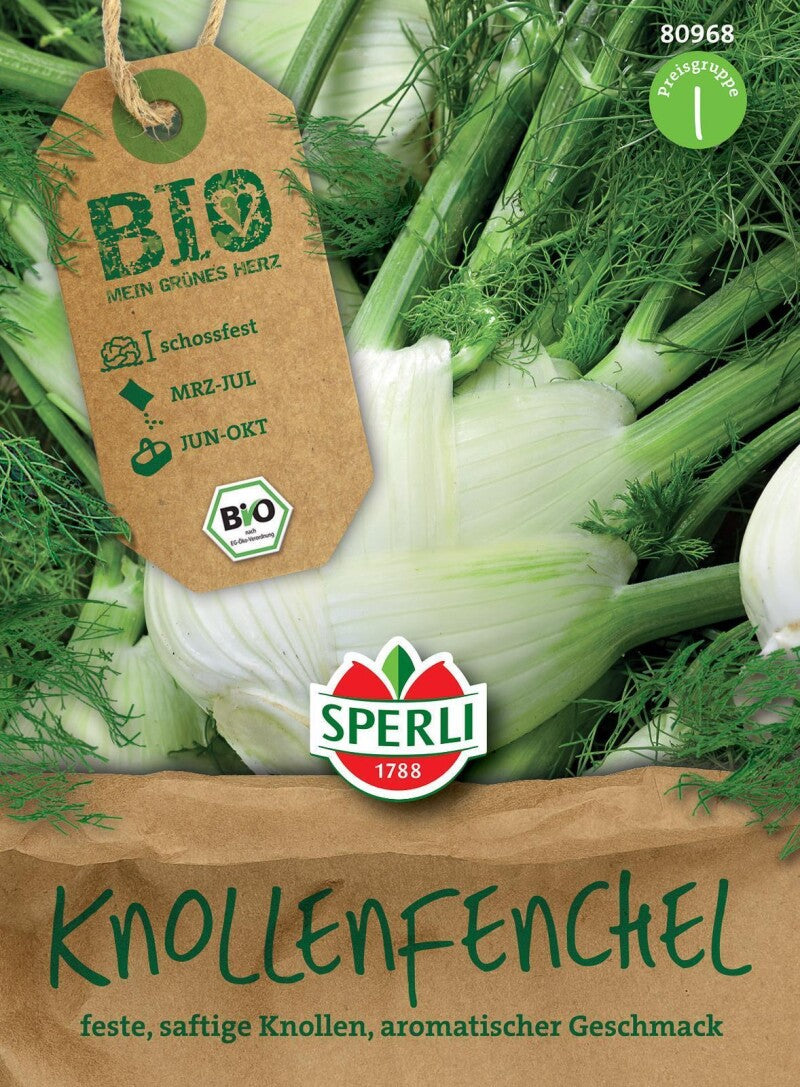 BIO Knollenfenchel, Bildet Gleichmäßige Feste Und Sehr Saftige Knollen, Sehr Schossfest