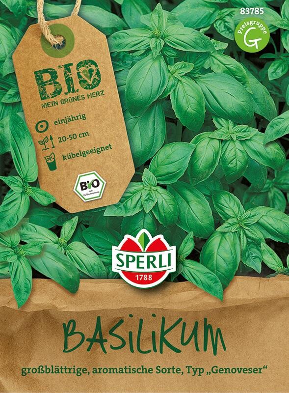 BIO-Kräuter BIO Basilikum