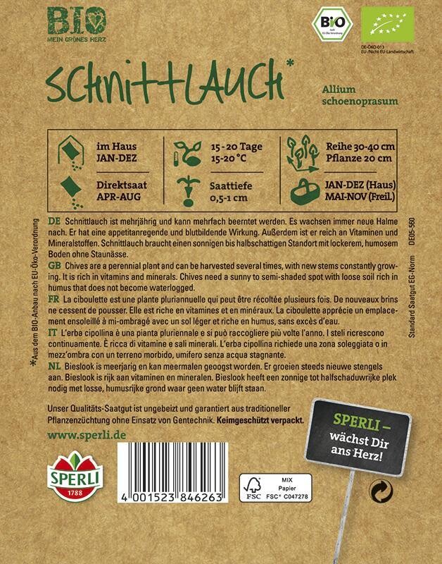 BIO Kräuter Schnittlauch