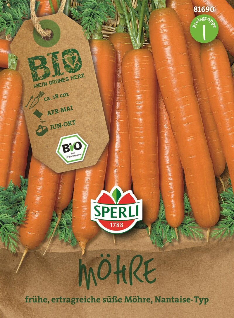 Möhre Nantaise Typ BIO