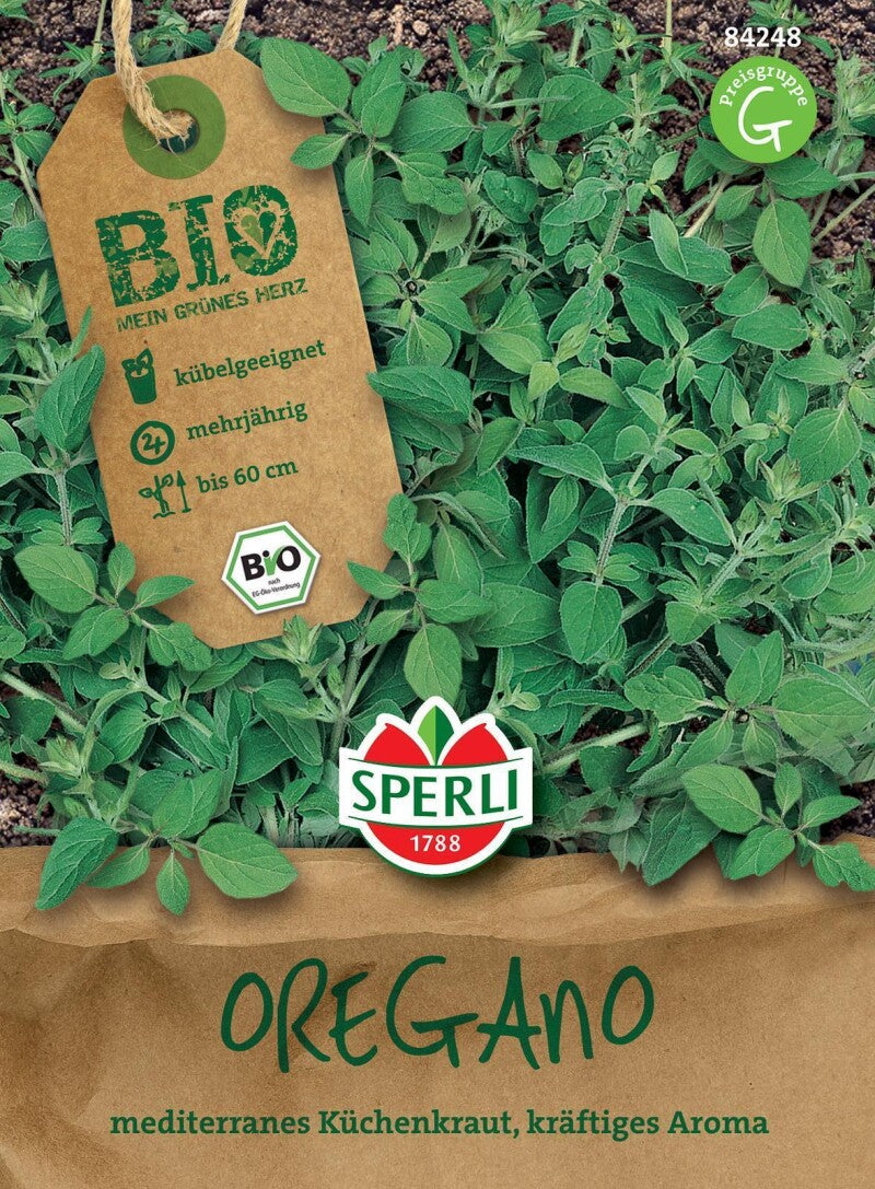 BIO Oregano, Winterhartes Küchenkraut Mit Robustem Wuchs, Bekannt Als Dost, Beliebter Anziehungspunkt Für Insekten