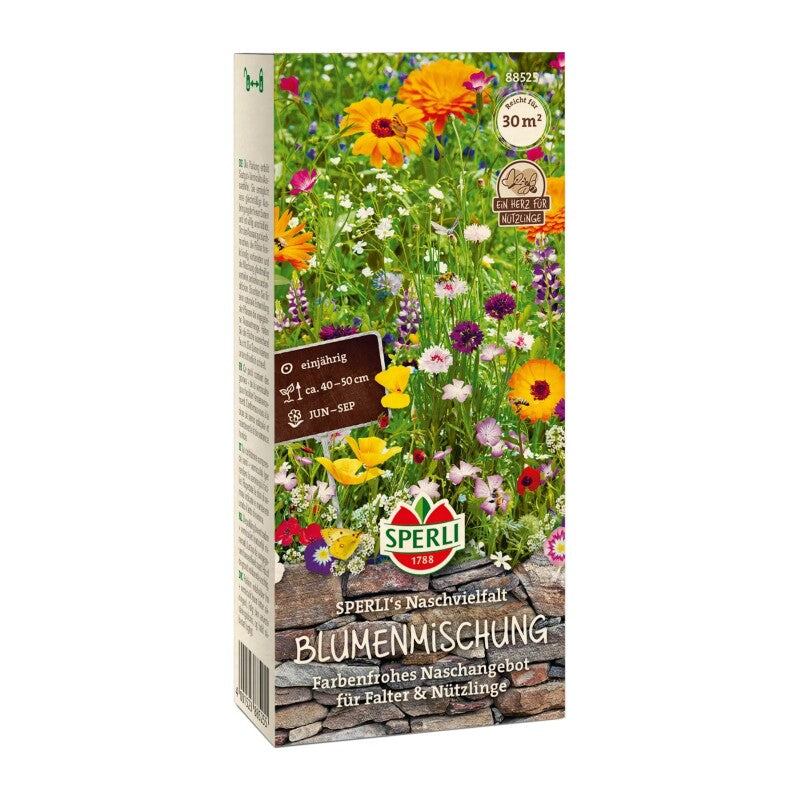 Blumenmischung Sperli’s Naschvielfalt, Farbenfrohes Naschangebot Für Falter Und Nützlinge