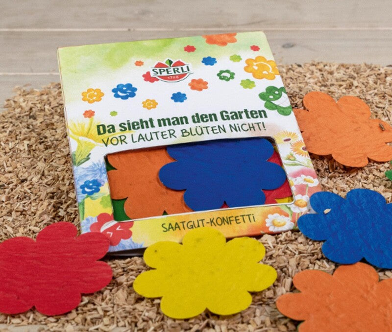 Sperli Saatgut-Konfetti, Blüten