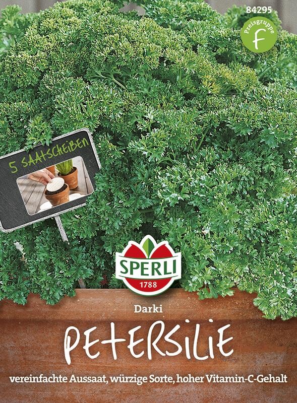 Petersilie Darki, 5 Saatscheiben