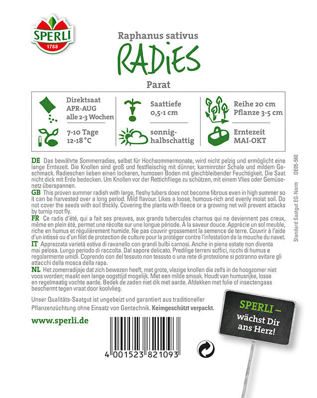 Radies SPERLING`s Parat