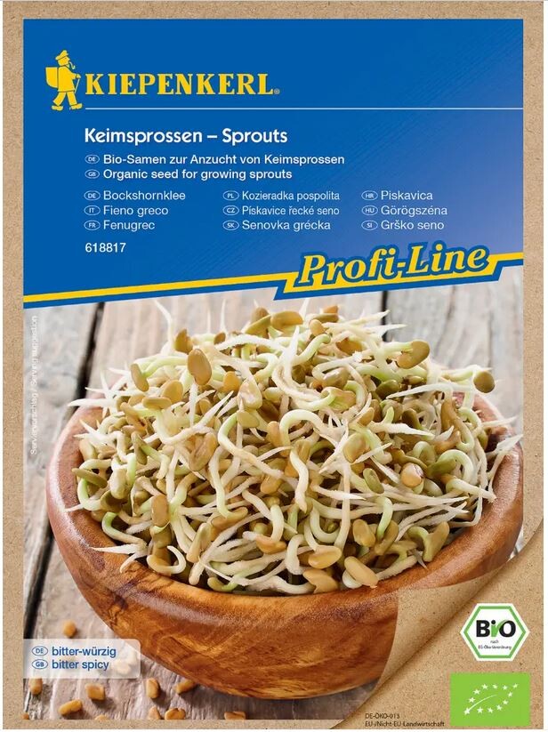  BIO Keimsprossen Bockshornklee, Inhalt: 50 G, Bio-Samen Zur Ganzjährigen Anzucht Von Keimsprossen Und Microgreens