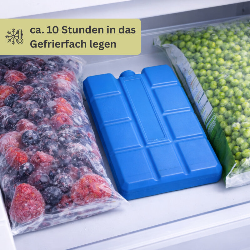  Kühlakku Blau | (200 G) | Schnell Gefrierend | Lange Kühldauer | Robust Und Langlebig | Auslaufsicher