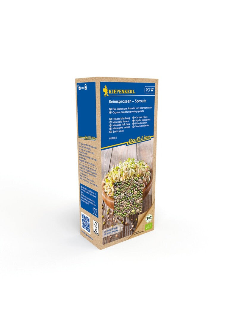  BIO Keimsprossen Frische Mischung, 200g. Maxi Pack, Geschmack: Mild-frisch