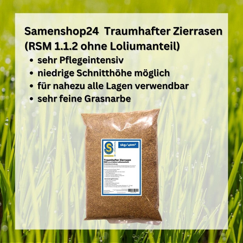  RSM-Rasensamen 1.1.2traumhafter Zierrasen (ohne Lolium)