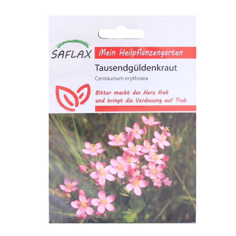  Tausendgüldenkraut Heilpflanzen Saatgut - 250 Samen - Centaurium Erythraea