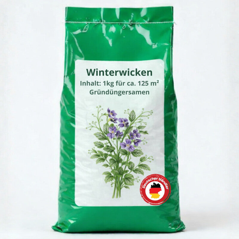  Samenshop24® Winterwicken, Vicia Villosa, Inhalt: 1kg Für Ca. 125 M²