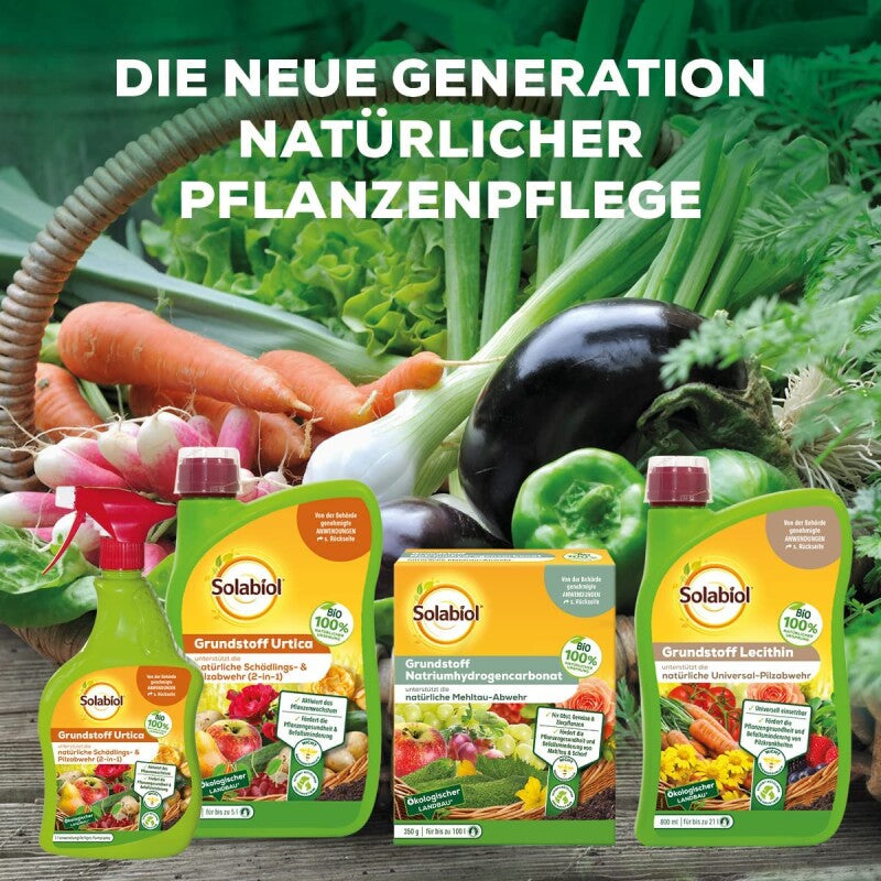  Solabiol Grundstoff Lecithin, Natürliche Abwehr Von Pilzkrankheiten An Pflanzen, 800 Ml Konzentrat