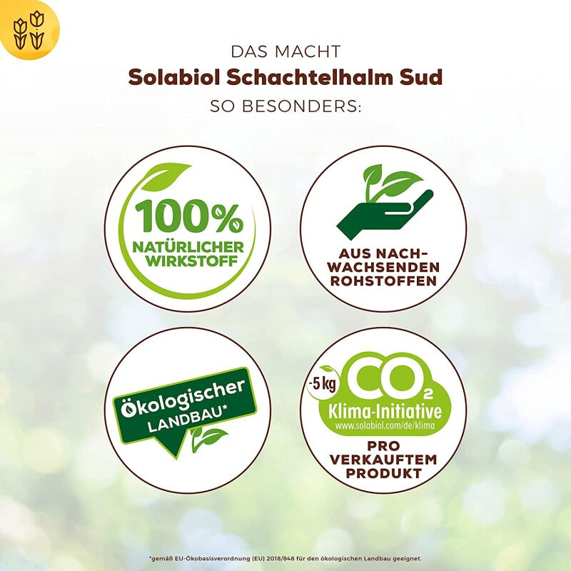  Solabiol Schachtelhalm Sud, Biologisches Pflanzenstärkungsmittel 1 Liter