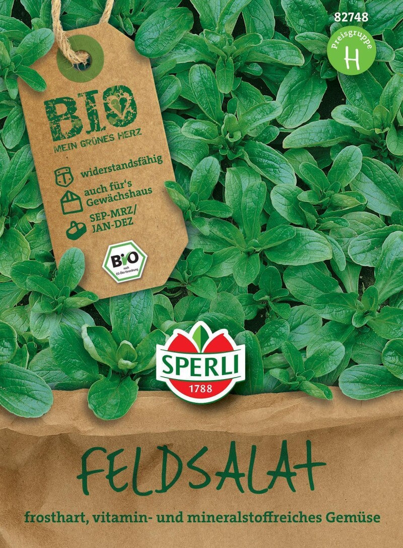  BIO Feldsalat, Wegen Des Hohen Vitamin C Und A Gehaltes Ein Beliebtes Wintergemüse, Tolerant Gegen Falschen Mehltau