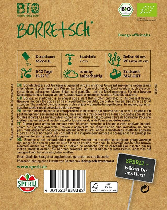  BIO-Kräuter BIO Borretsch