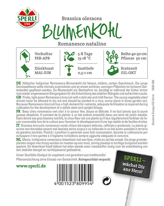  Blumenkohl Romanesco Natalino