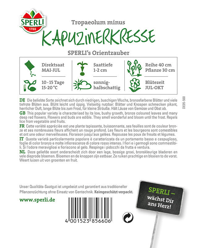  Kapuzinerkresse Orientzauber