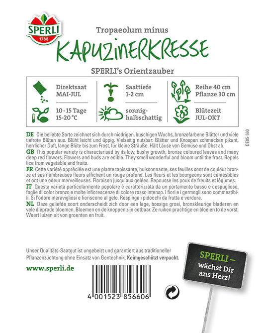 Kapuzinerkresse Orientzauber
