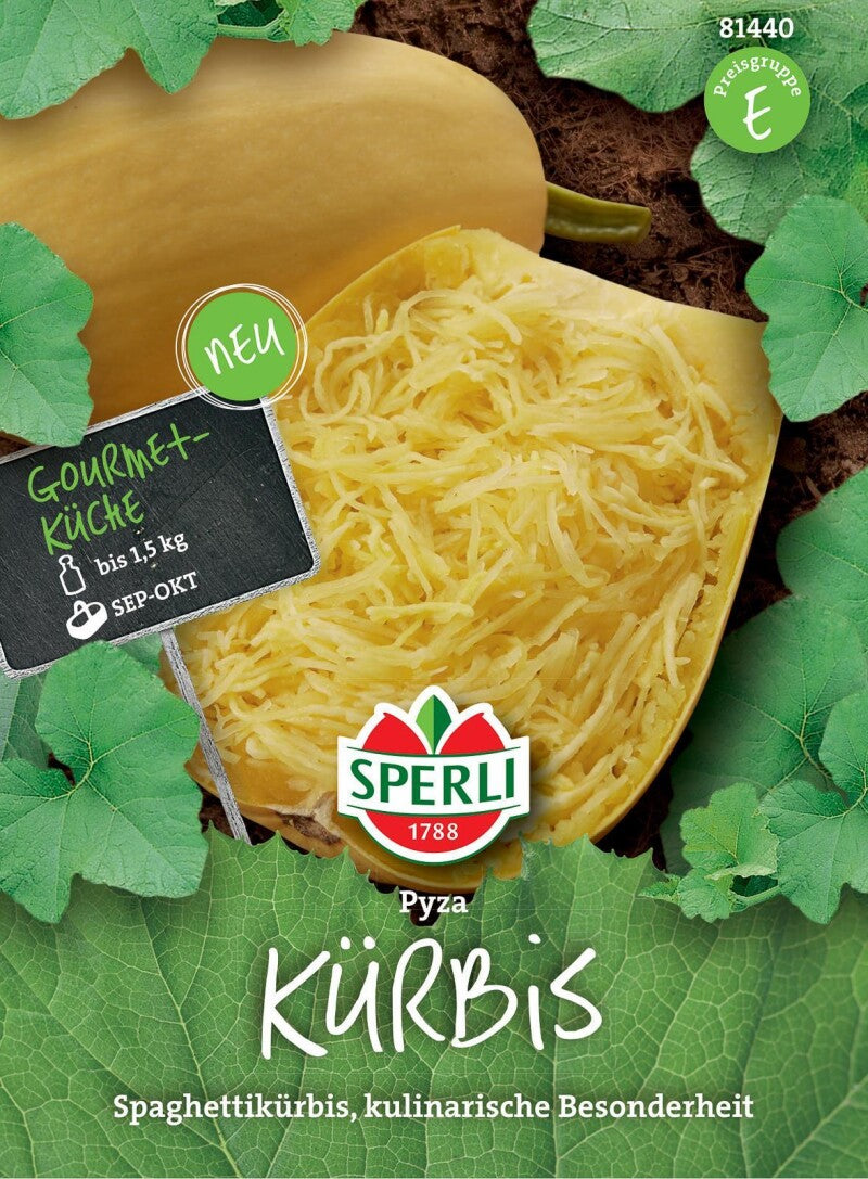  Kürbis Pyza, Hellgelber Bis 1,5 Kg Schwerer Spaghettikürbis