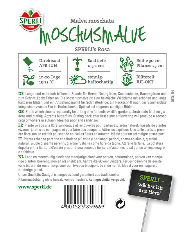  Malven SPERLING`s Rosa (Moschus Malven)