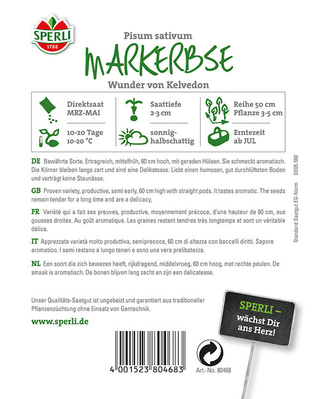  Markerbse Wunder Von Kelvedon