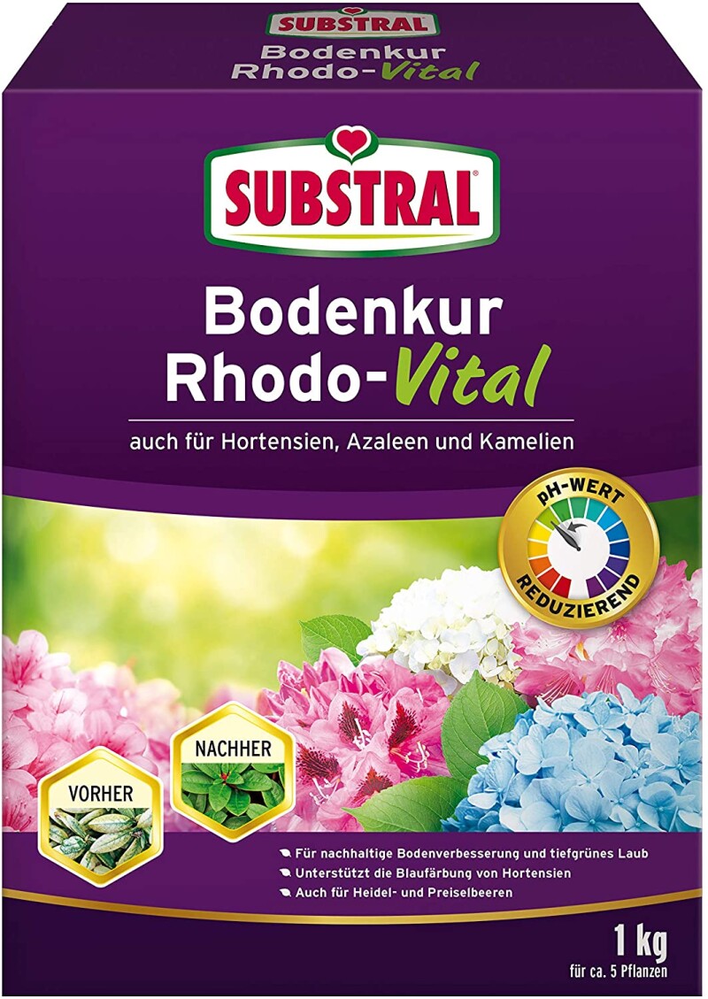  Substral Bodenkur Rhodo-Vital, 1 Kg Für Ca. 5 Pflanzen